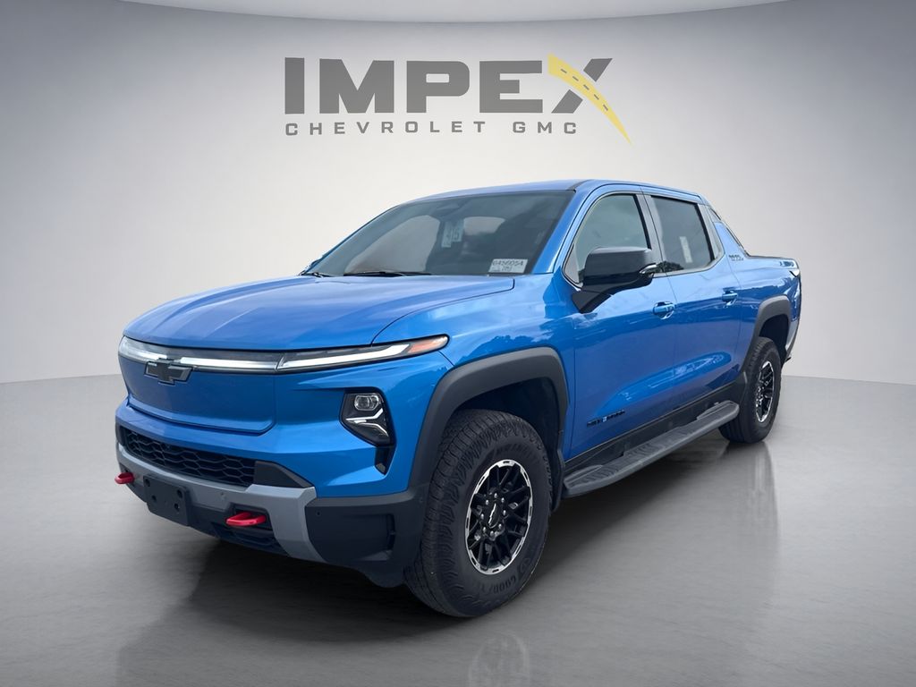 Riptide Blue Metallic 2026 Chevrolet Silverado EV Pickup Truck All-Wheel Drive 1-Speed Automatic