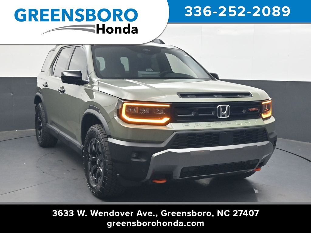 Ash Green Metallic 2026 Honda Passport SUV / Crossover All-Wheel Drive Automatic