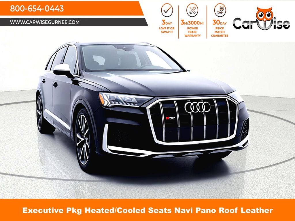 Orca Black Metallic 2021 Audi SQ7 4.0T quattro Premium Plus SUV / Crossover All-Wheel Drive 8-Speed Automatic