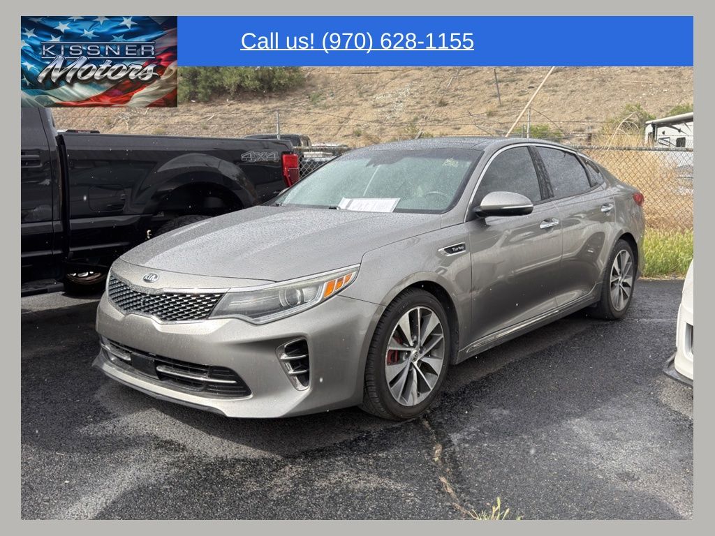 Titanium Silver 2016 Kia Optima Sedan Front-Wheel Drive 6-Speed Automatic