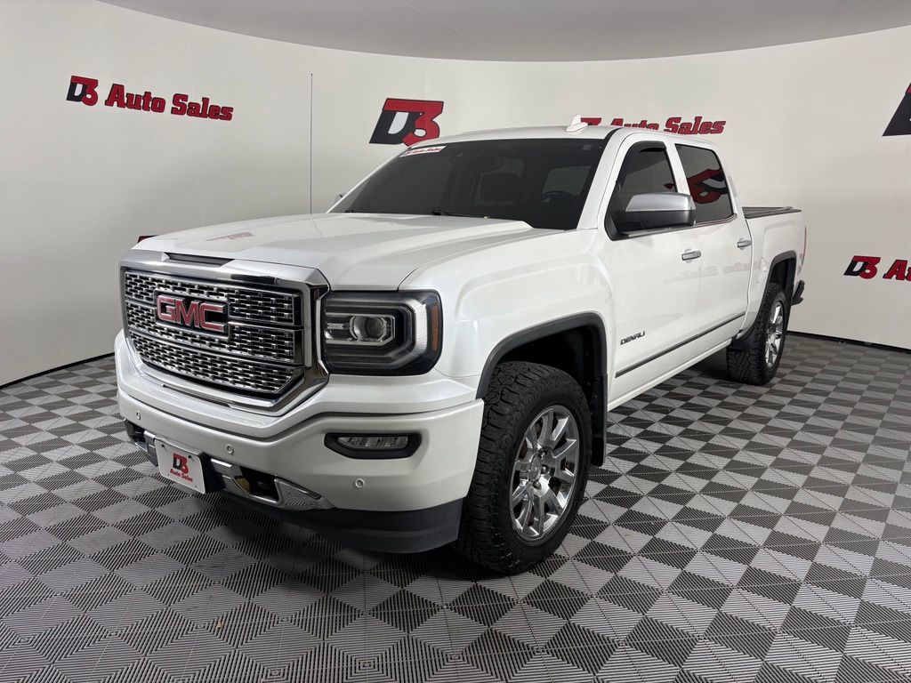 White Frost Tricoat 2017 GMC Sierra 1500 Pickup Truck Four-Wheel Drive 8-Speed Automatic Overdrive