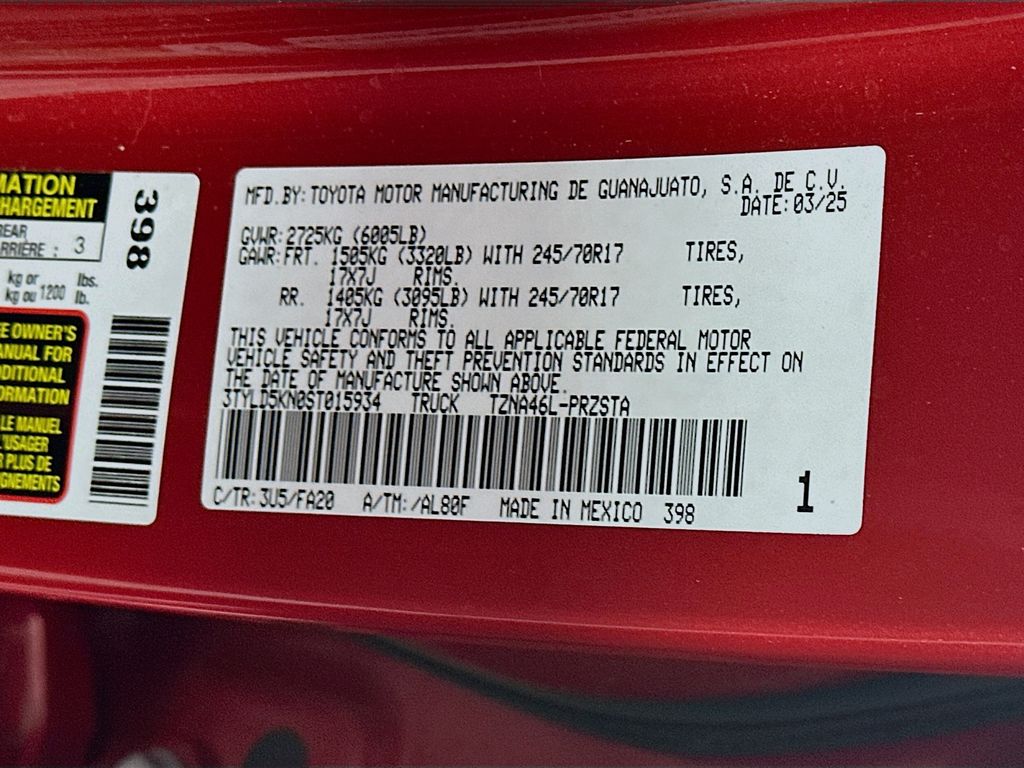 Used 2025 Red Toyota SR image 35