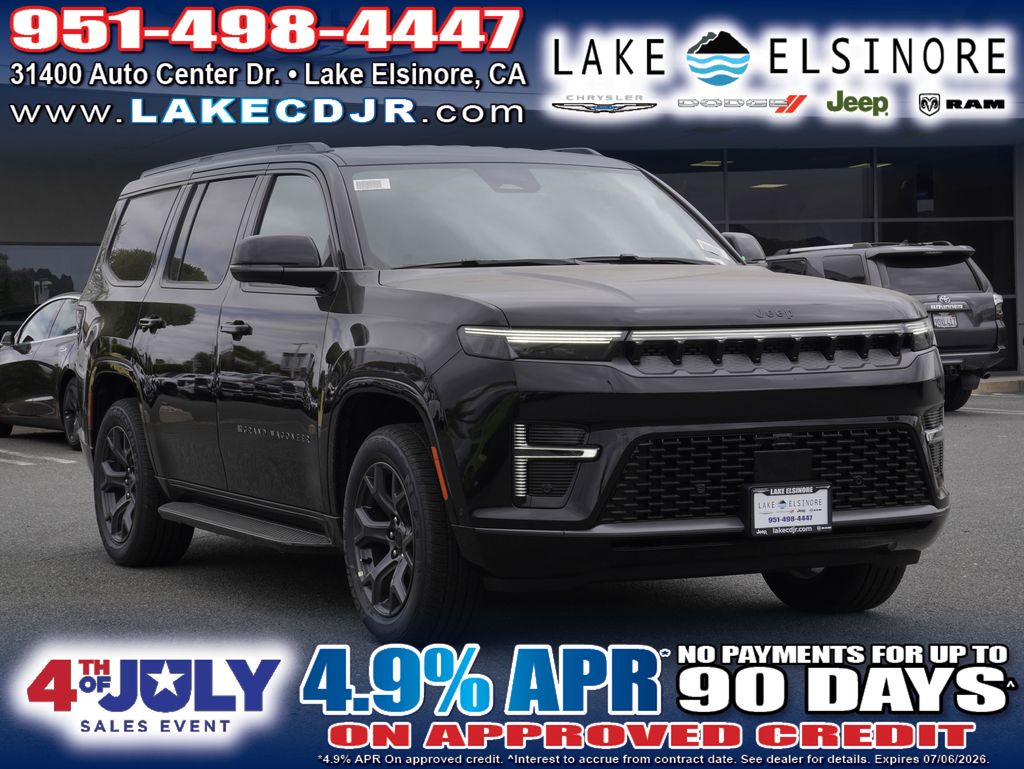 High Gloss Black 2026 Jeep Grand Wagoneer SUV / Crossover Four-Wheel Drive 8-Speed Automatic