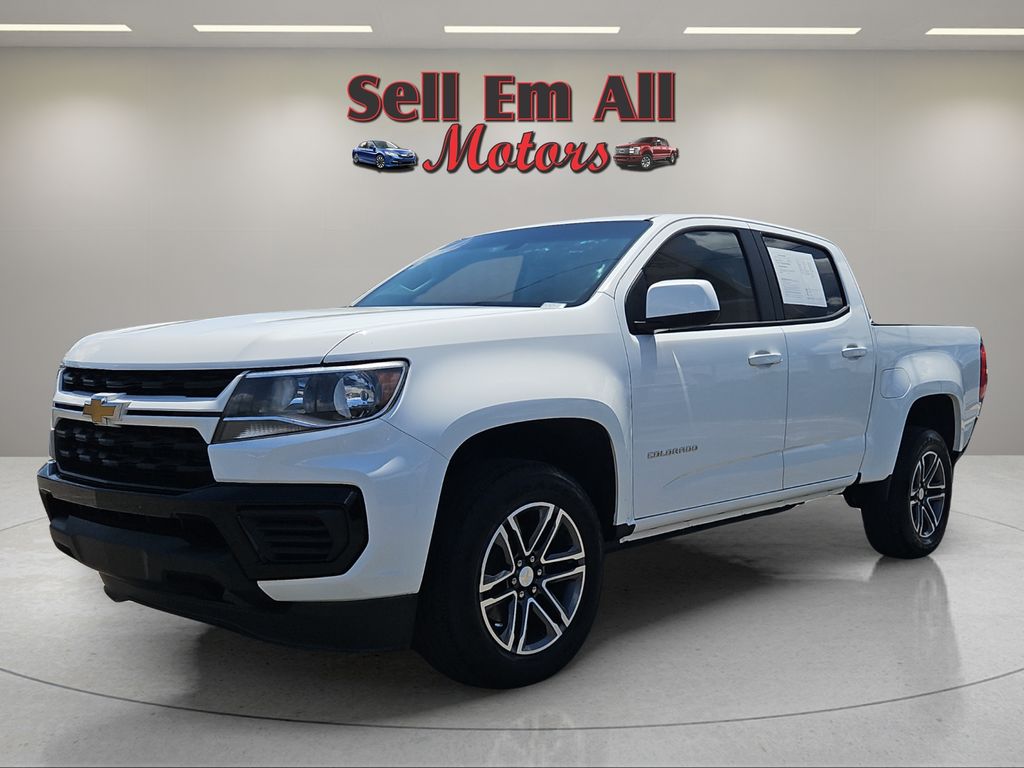 Summit White 2021 Chevrolet Colorado Pickup Truck 4X2 8-Speed Automatic