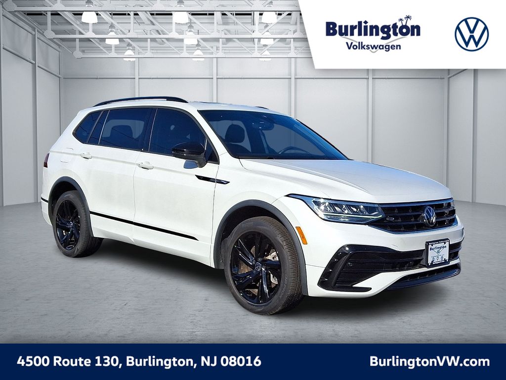 Opal White 2023 Volkswagen Tiguan SUV / Crossover All-Wheel Drive 8-Speed Automatic