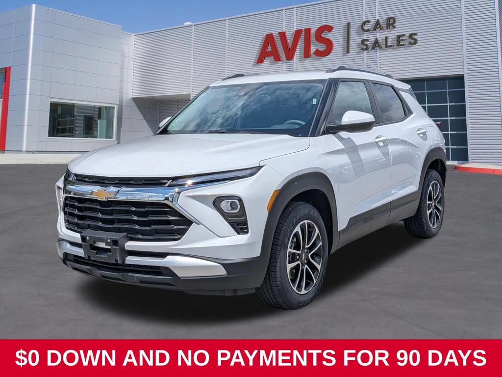 Summit White 2025 Chevrolet Trailblazer SUV / Crossover Four-Wheel Drive 9-Speed Automatic