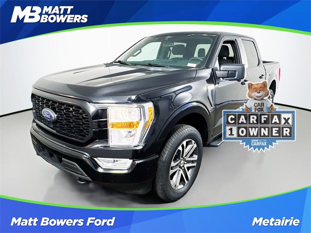 Black Metallic 2021 Ford F-150 Pickup Truck Four-Wheel Drive Automatic