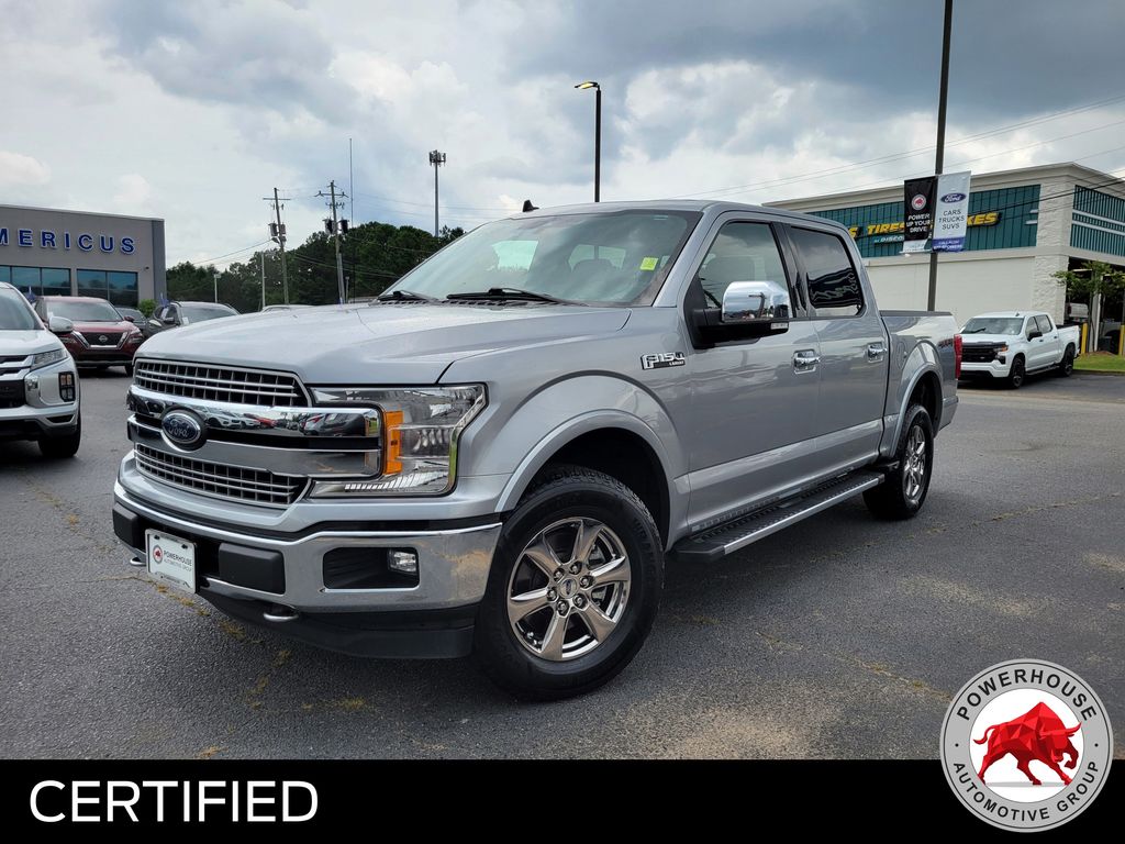 Silver Metallic 2020 Ford F-150 Pickup Truck Four-Wheel Drive Automatic