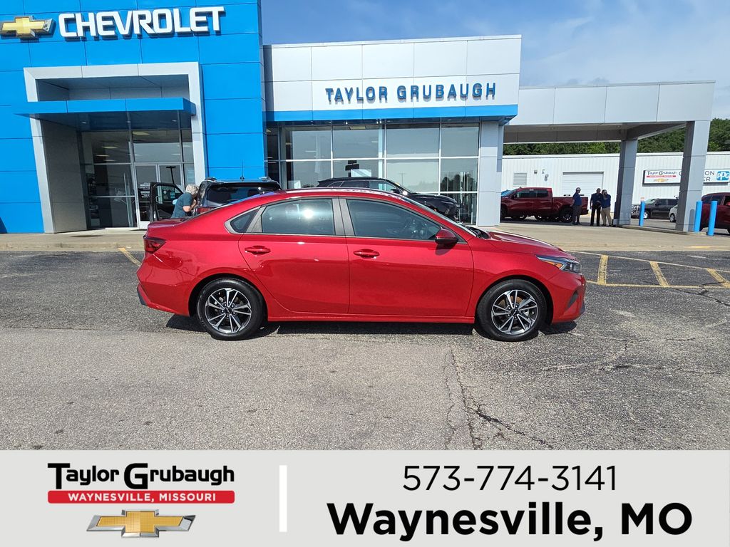 Currant Red 2024 Kia Forte LXS FWD Sedan Front-Wheel Drive Continuously Variable Transmission