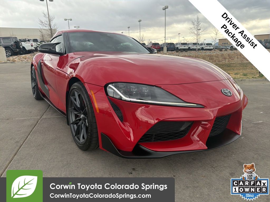 Renaissance Red 2025 Toyota Supra 3.0 Premium RWD Coupe Rear-Wheel Drive 6-Speed Manual