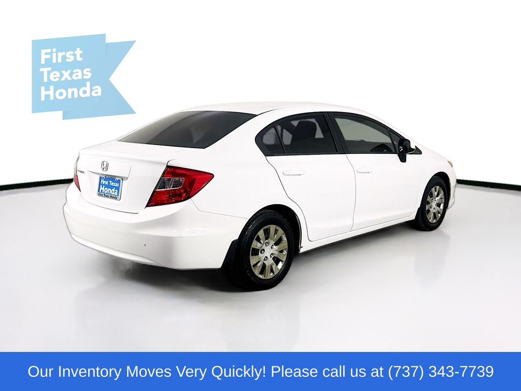 Used Car 2012 Honda Civic  Lx For Sale Under $12,000 In Austin, Texas