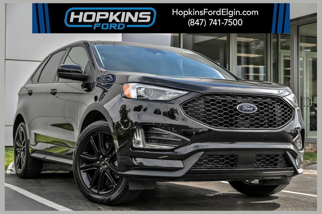 Agate Black Metallic 2023 Ford Edge SUV / Crossover All-Wheel Drive 8-Speed Automatic