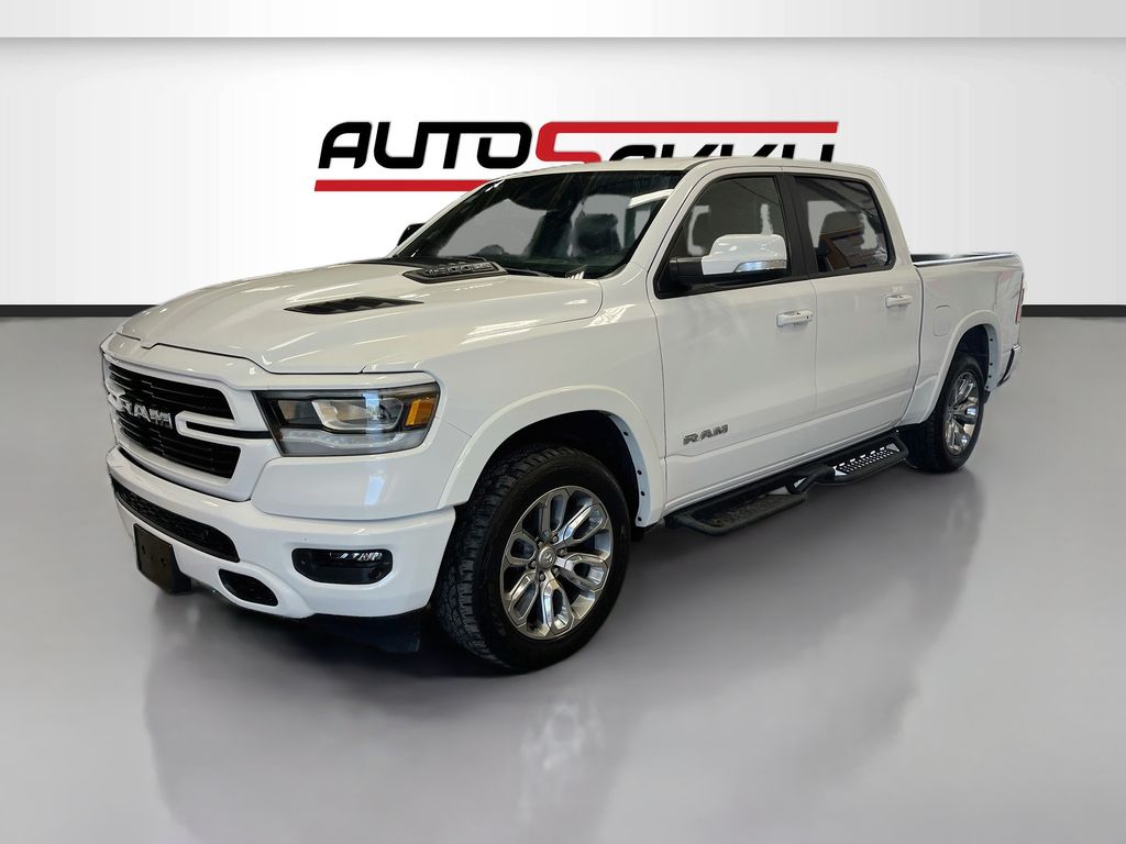 Used 2022 Bright White Clearcoat Ram Laramie image 3