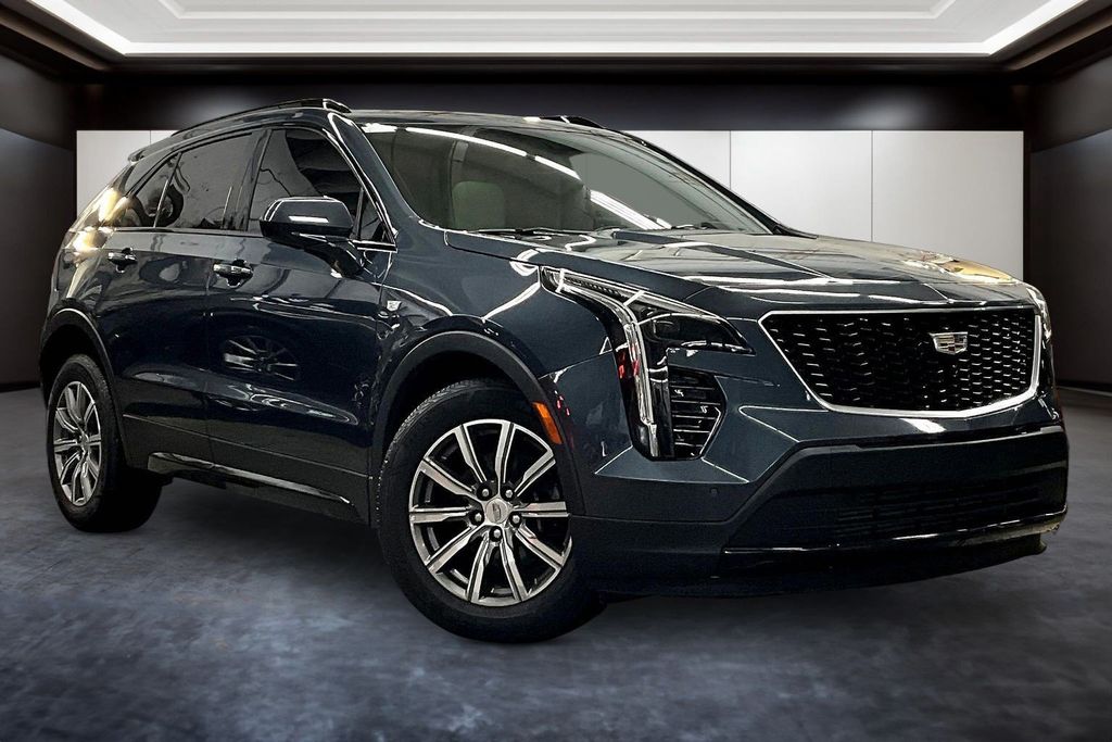 Shadow Metallic 2019 Cadillac XT4 Sport AWD SUV / Crossover Four-Wheel Drive 9-Speed Automatic