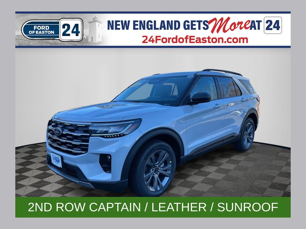 White Metallic 2026 Ford Explorer Active AWD SUV / Crossover All-Wheel Drive Automatic