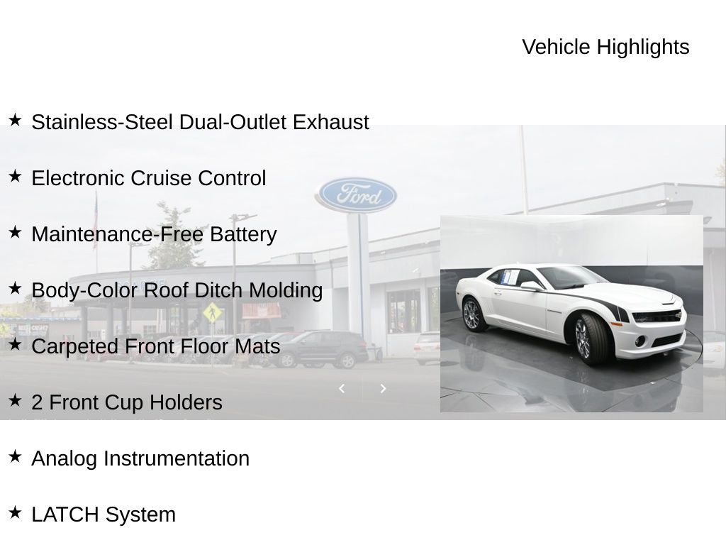 2013 Chevrolet Camaro 1SS