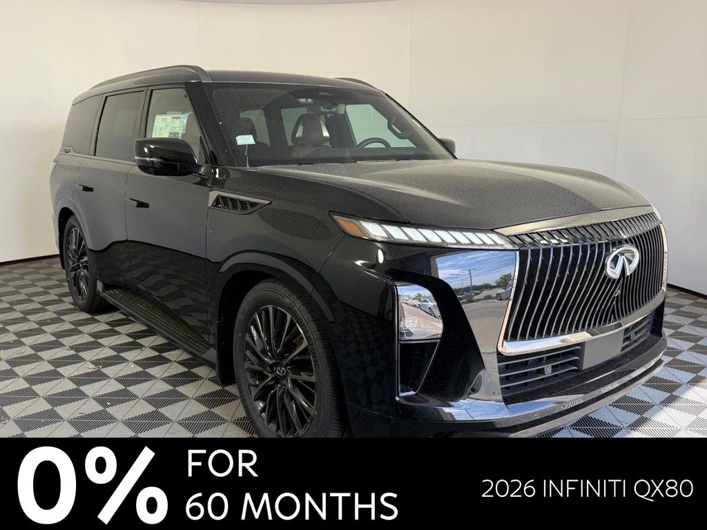 Mineral Black/Graphite Shadow 2026 INFINITI QX80 SUV / Crossover All-Wheel Drive 9-Speed Automatic