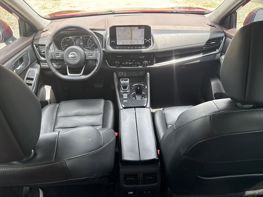 2023 Nissan Rogue SL Red at South Houston Nissan