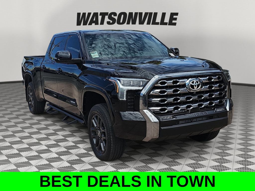Midnight Black Metallic 2024 Toyota Tundra Pickup Truck Four-Wheel Drive Automatic