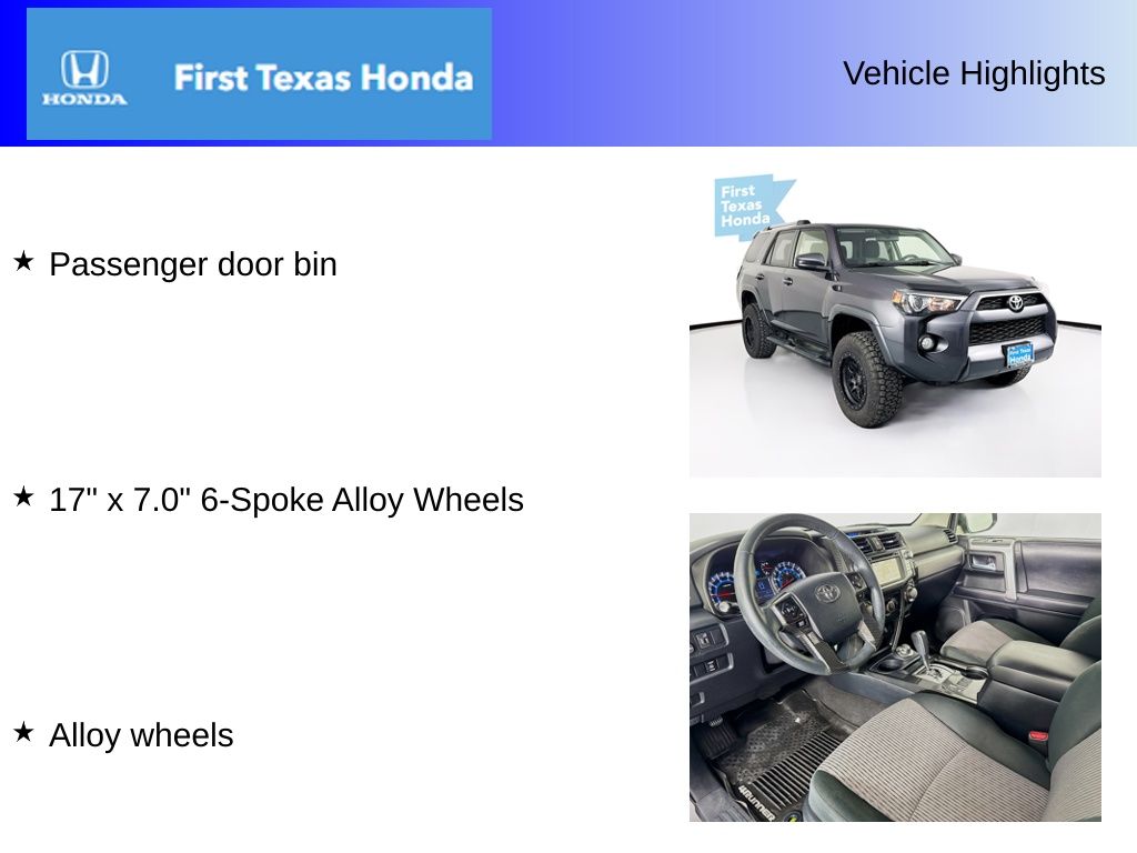 Used Car 2019 Toyota 4runner  Sr5 For Sale Under $35,000 In Austin, Texas