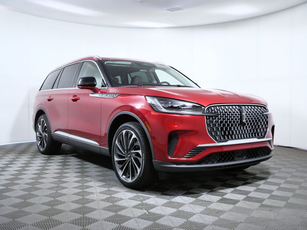 Red 2026 Lincoln Aviator SUV / Crossover All-Wheel Drive Automatic