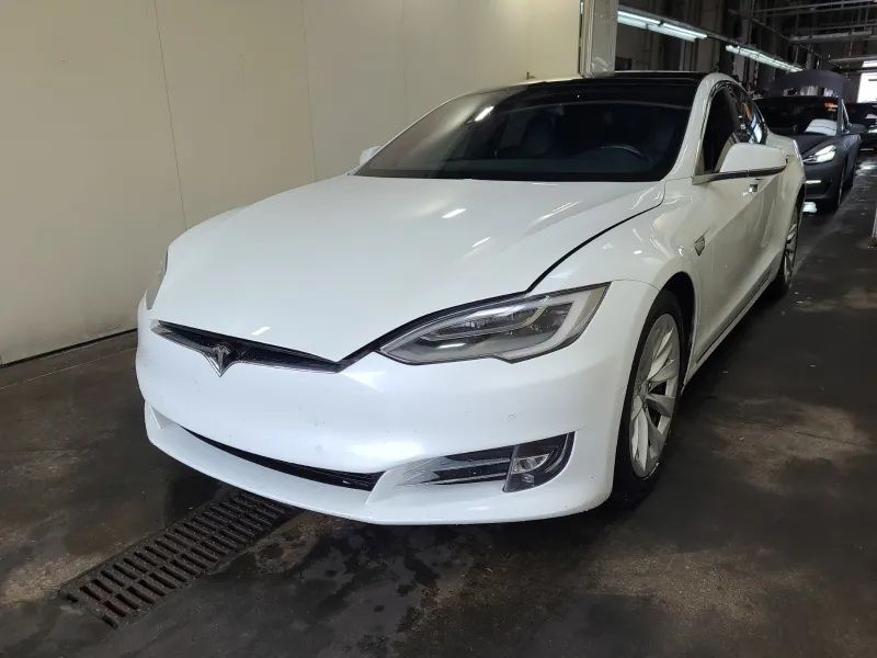 Pearl White Multi-Coat 2018 Tesla Model S 100D AWD Sedan All-Wheel Drive 1-Speed Automatic