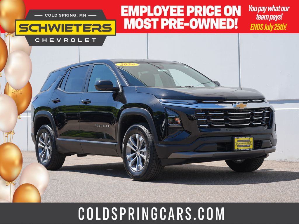 Mosaic Black Metallic 2026 Chevrolet Equinox SUV / Crossover Four-Wheel Drive 8-Speed Automatic