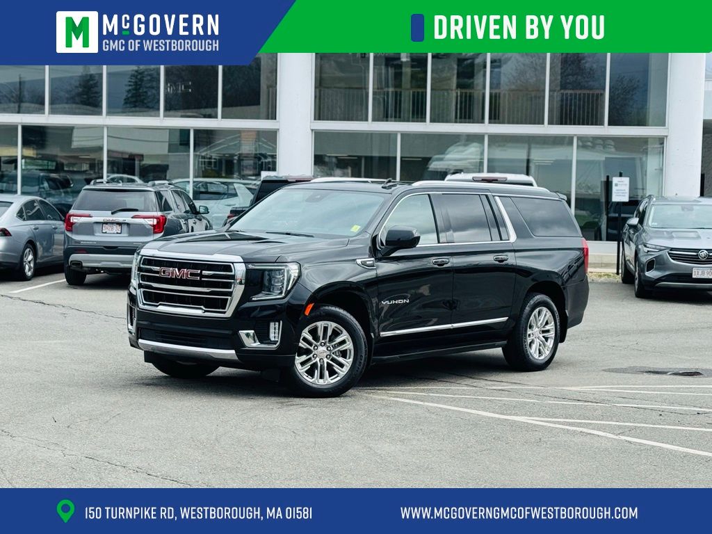 Onyx Black 2023 GMC Yukon XL SLT 4WD SUV / Crossover Four-Wheel Drive Automatic