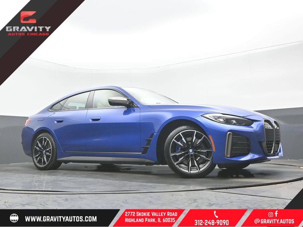 Portimao Blue Metallic 2023 BMW i4 M50 Gran Coupe AWD Sedan All-Wheel Drive Automatic