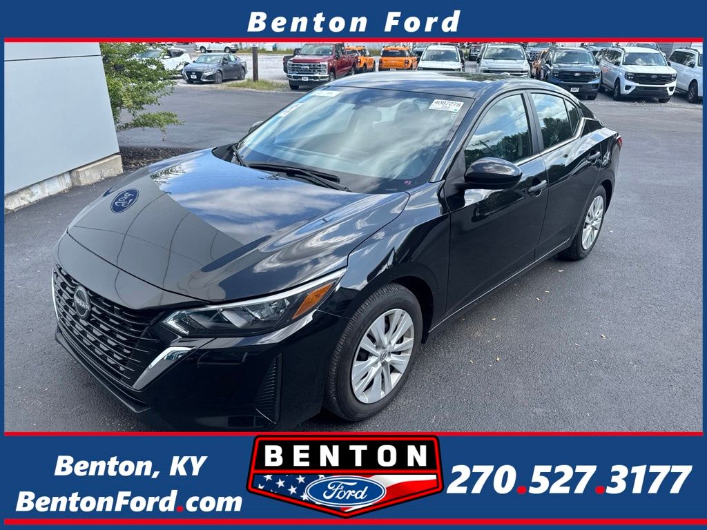 Super Black 2025 Nissan Sentra Sedan Front-Wheel Drive Continuously Variable Transmission