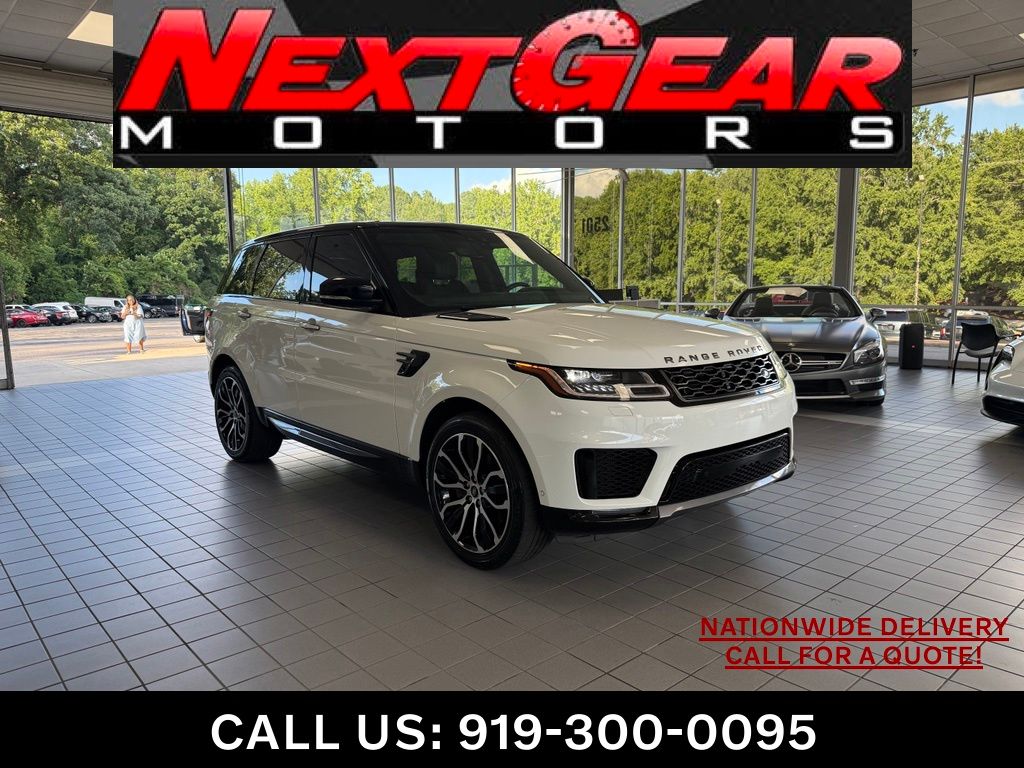 White 2022 Land Rover Range Rover Sport Pickup Truck All-Wheel Drive 8-Speed Automatic