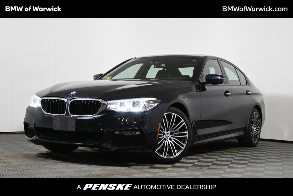 Carbon Black Metallic 2017 BMW 5 Series Sedan All-Wheel Drive 8-Speed Automatic
