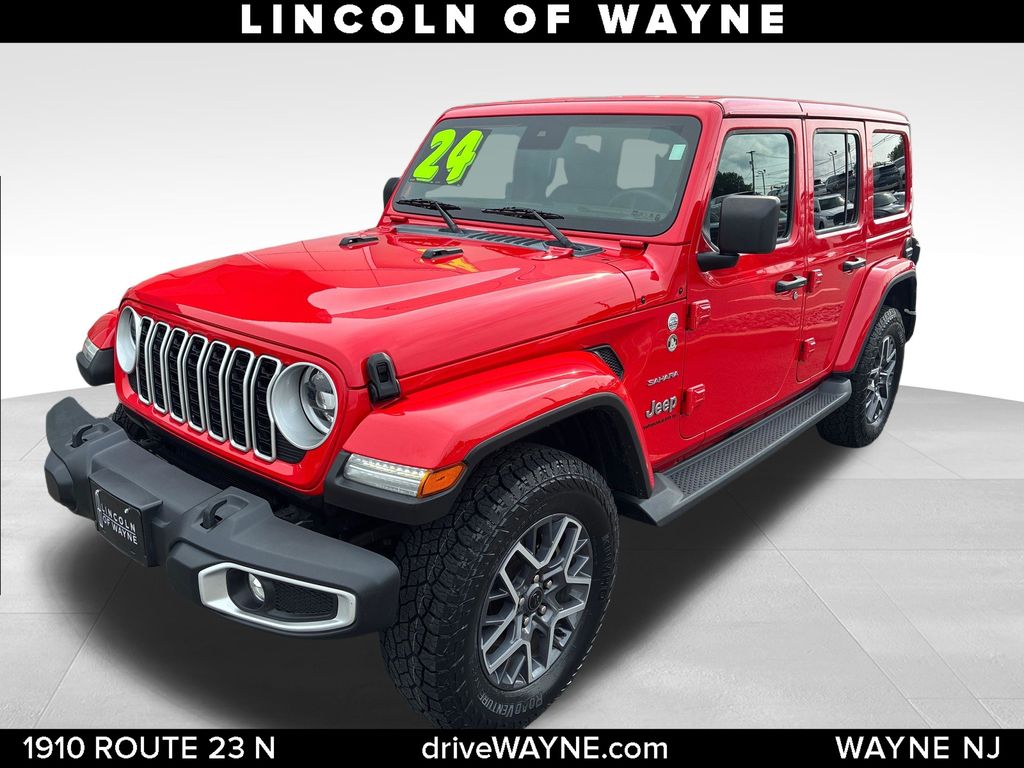 Firecracker Red Clearcoat 2024 Jeep Wrangler SUV / Crossover Four-Wheel Drive 8-Speed Automatic