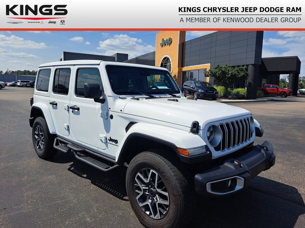 Bright White Clearcoat 2025 Jeep Wrangler SUV / Crossover Four-Wheel Drive 8-Speed Automatic