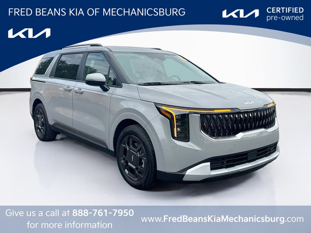 Ceramic Silver 2026 Kia Carnival Hybrid Minivan Front-Wheel Drive 6-Speed Automatic