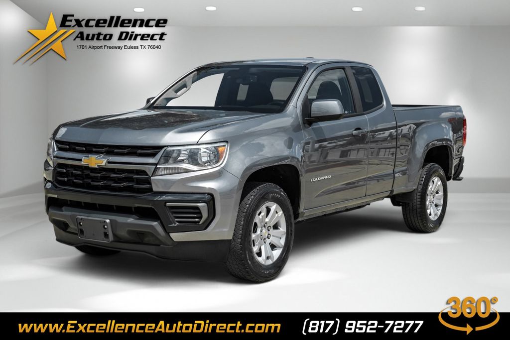 Gray (Satin Steel Metallic) 2022 Chevrolet Colorado Pickup Truck 4X2 6-Speed Automatic