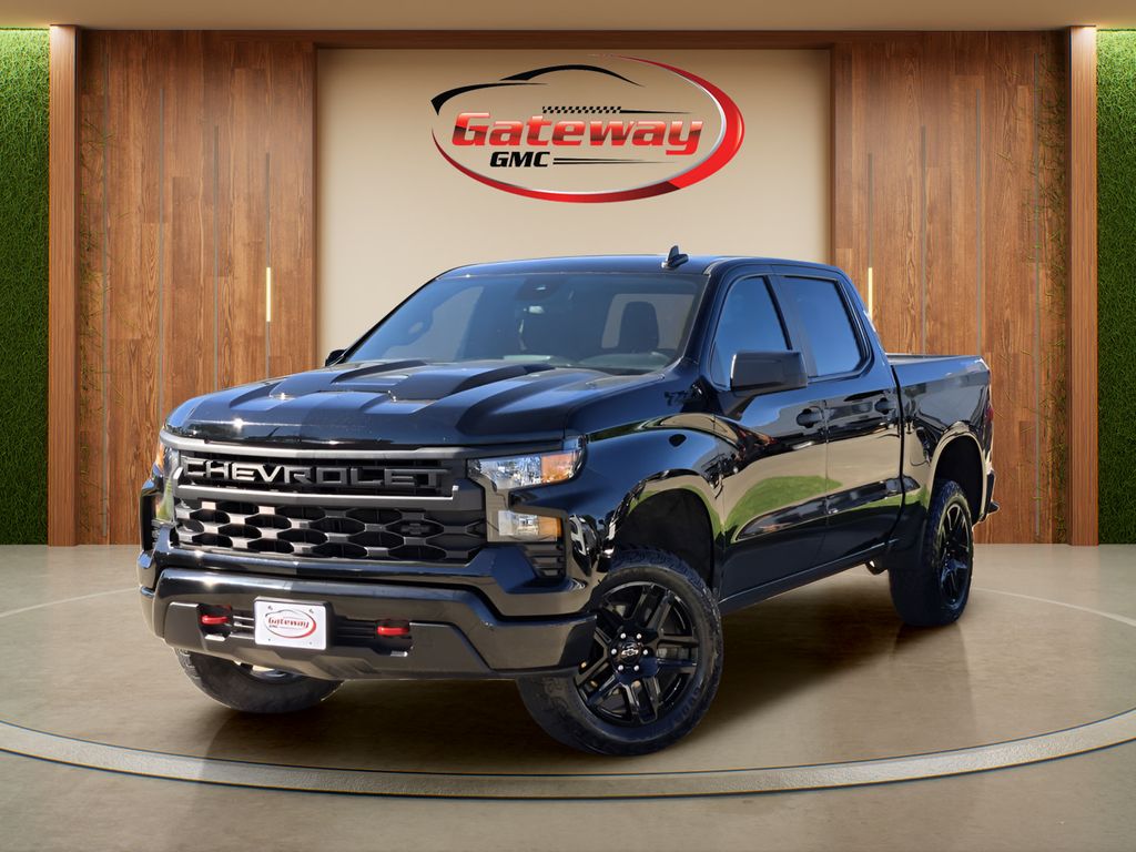 Black 2024 Chevrolet Silverado 1500 Pickup Truck Four-Wheel Drive Automatic