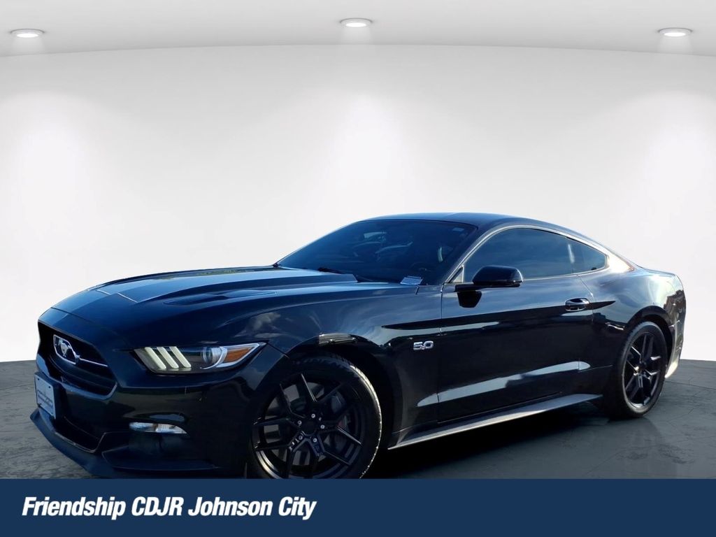 Black 2015 Ford Mustang GT Premium Coupe RWD Coupe Rear-Wheel Drive 6-Speed Manual