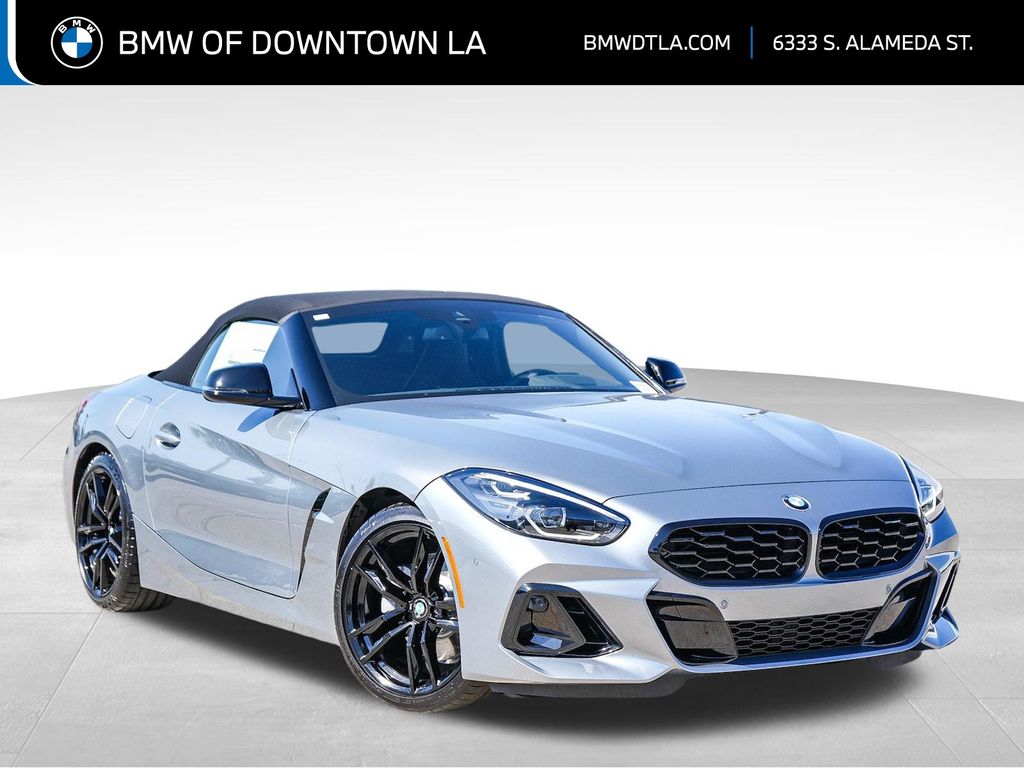 Gray (Skyscraper Grey Metallic) 2026 BMW Z4 Convertible Rear-Wheel Drive 8-Speed Automatic