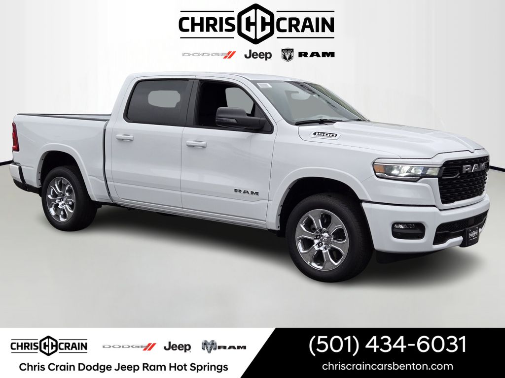 Bright White Clearcoat 2026 RAM 1500 Pickup Truck Four-Wheel Drive 8-Speed Automatic