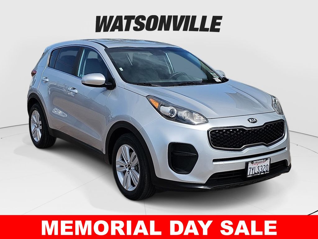 Sparkling Silver 2018 Kia Sportage LX SUV / Crossover Front-Wheel Drive 6-Speed Automatic Overdrive