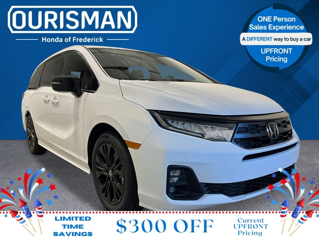 Platinum White Pearl 2026 Honda Odyssey Minivan Front-Wheel Drive Automatic
