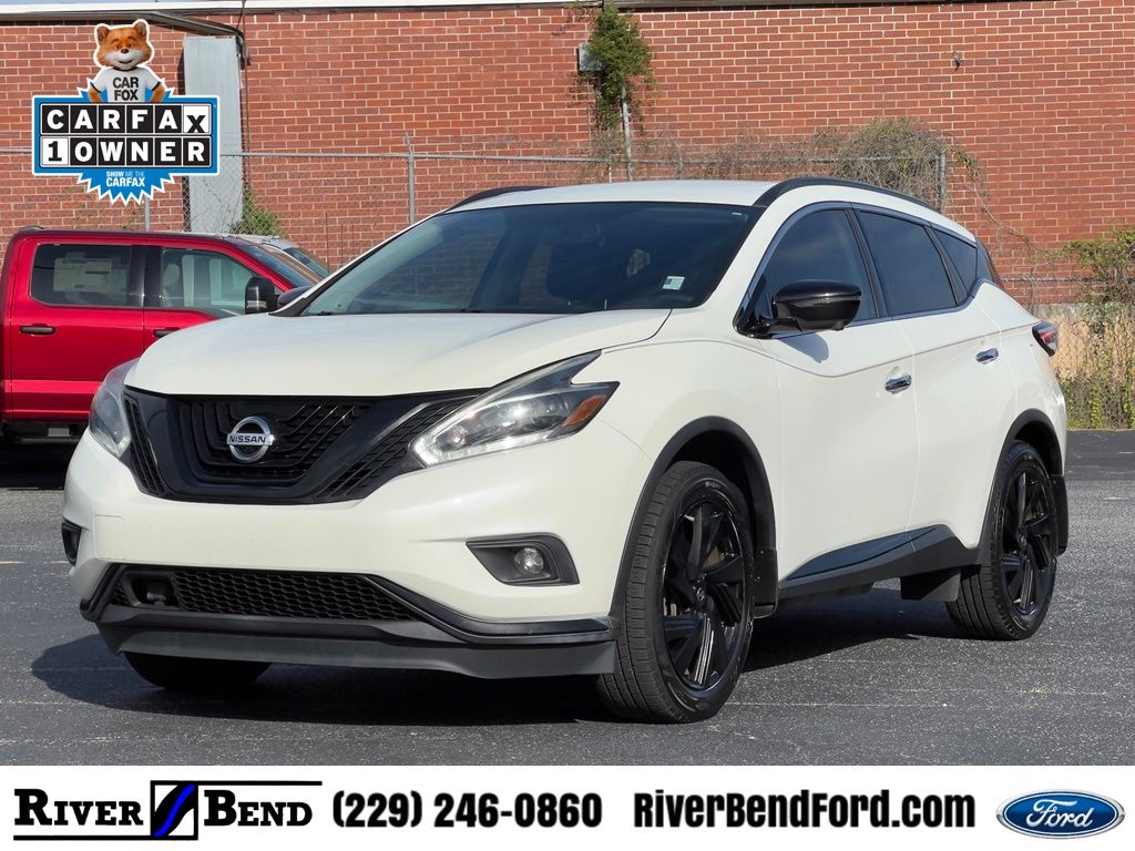 Pearl White 2018 Nissan Murano SUV / Crossover Front-Wheel Drive Continuously Variable Transmission