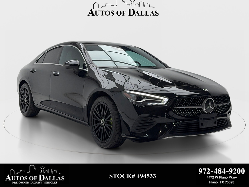 Black 2025 Mercedes-Benz CLA Coupe Front-Wheel Drive 8-Speed Dual Clutch