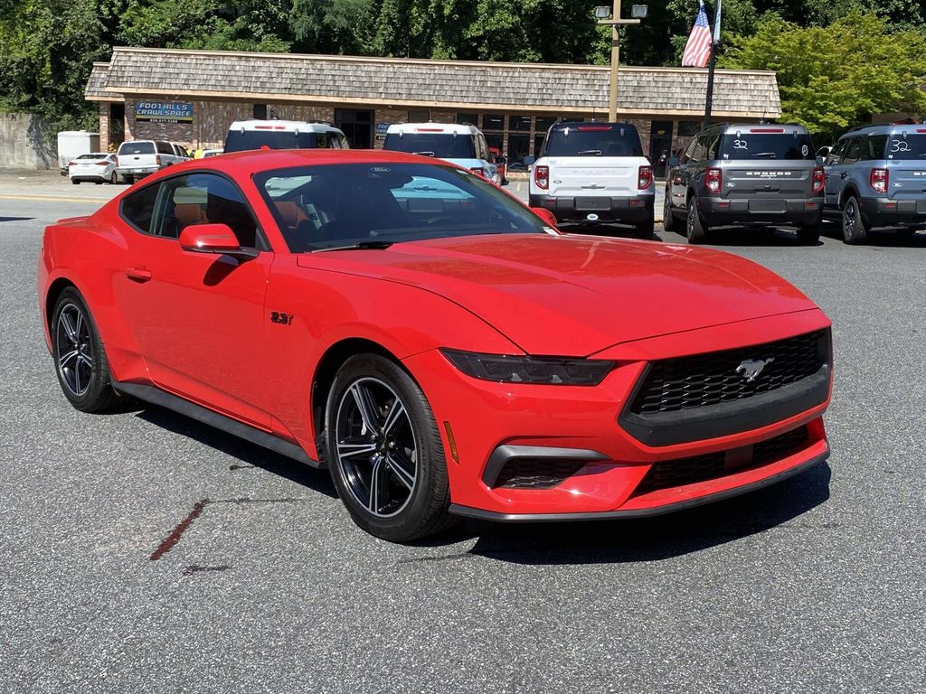 Race Red 2025 Ford Mustang Coupe Rear-Wheel Drive Automatic