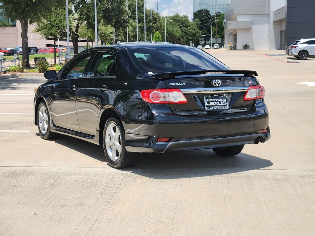 2013 Toyota Corolla S Black at Durrett Motor Company