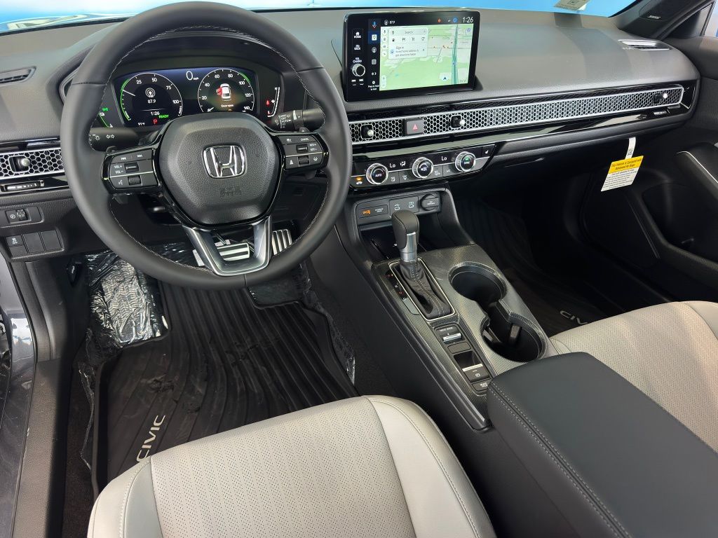 2026 Honda Civic Hybrid Sport Touring Gray at Classic Elite Chevrolet Sugar Land