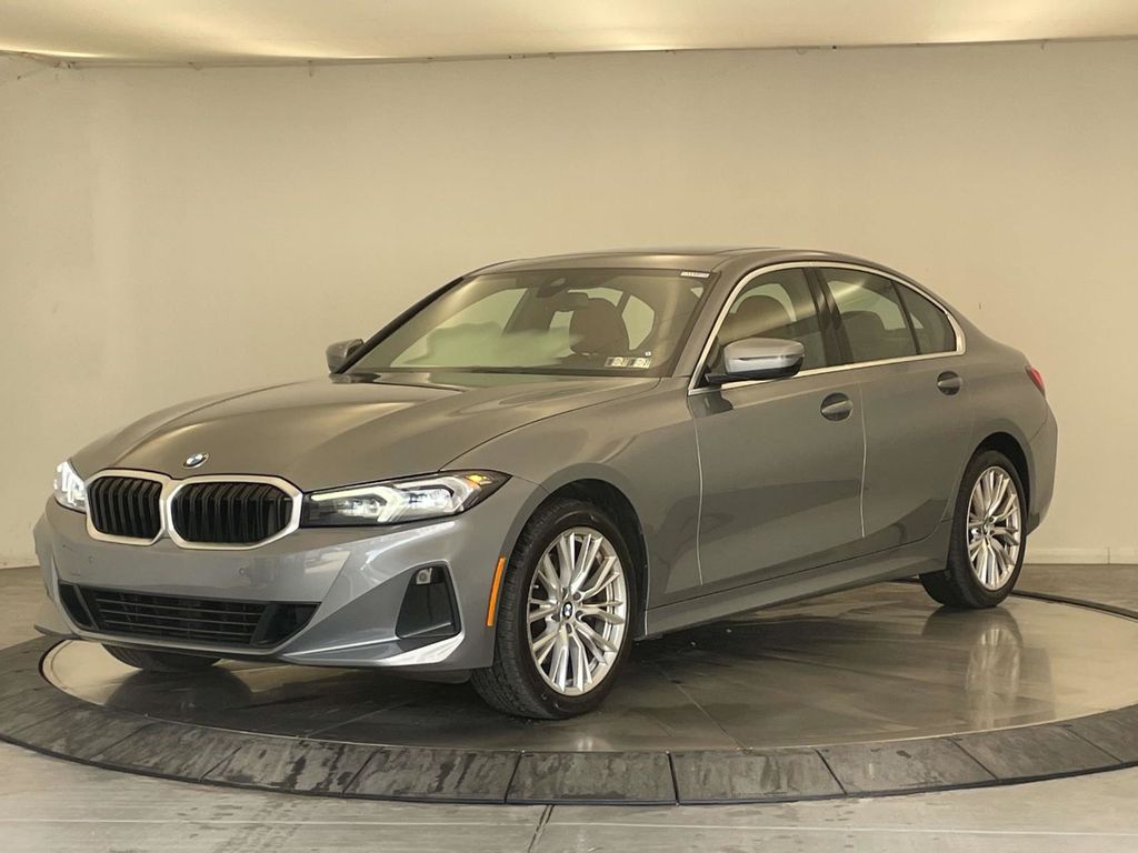 Skyscraper Gray Metallic 2024 BMW 3 Series Sedan All-Wheel Drive 8-Speed Automatic