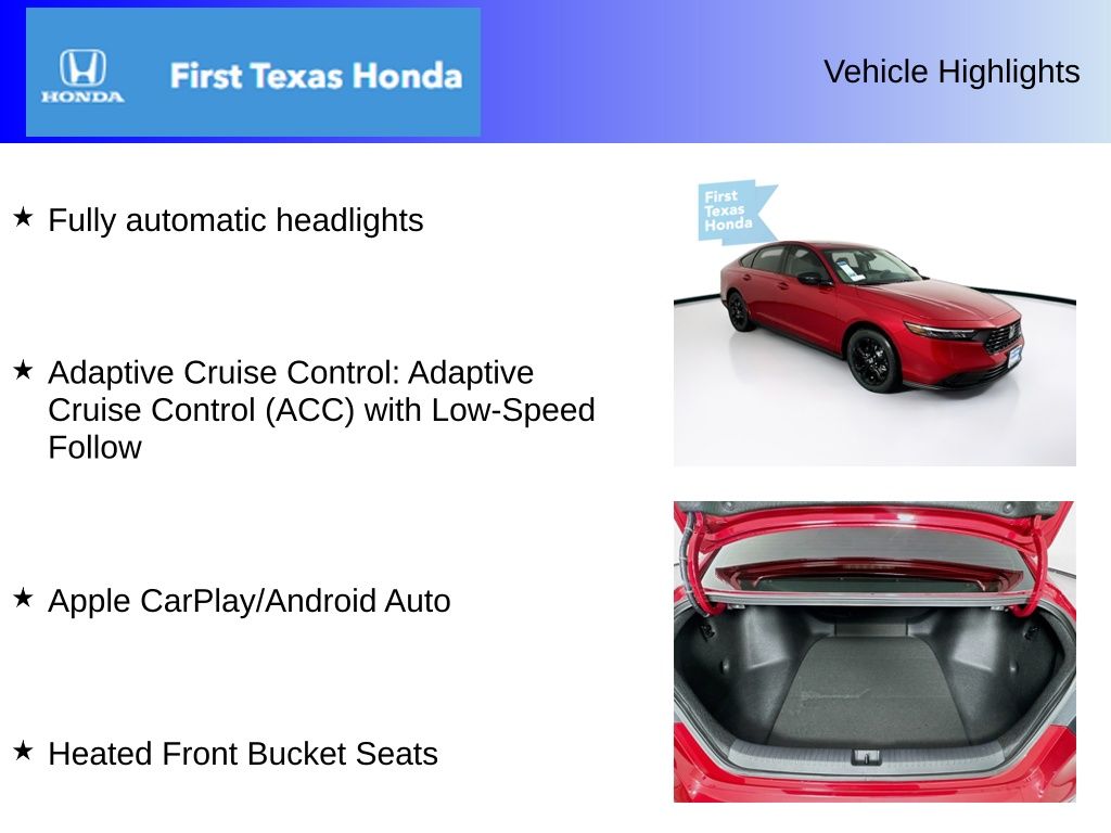 Used Car 2025 Honda Accord  Se For Sale Under $30,000 In Austin, Texas