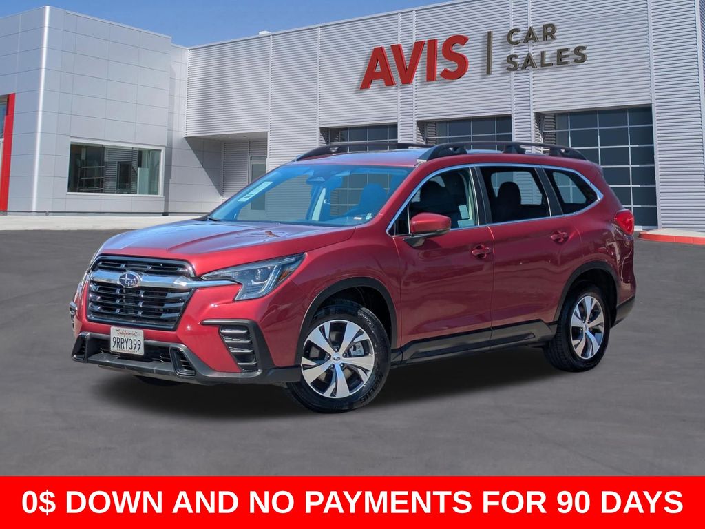 Crimson Red Pearl 2025 Subaru Ascent Premium 7-Passenger AWD SUV / Crossover All-Wheel Drive Continuously Variable Transmission